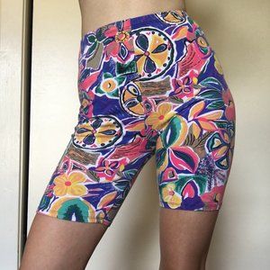 Vintage 80s Cotton Biker Shorts